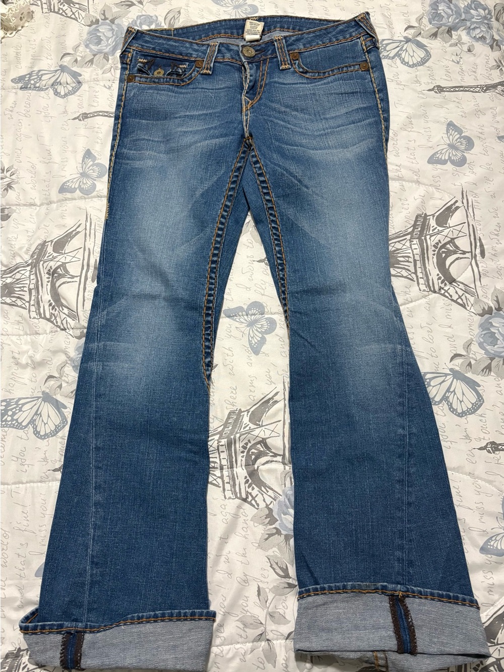 True Religion Joey Super T Flare Women’s Y2K Jeans Size 32